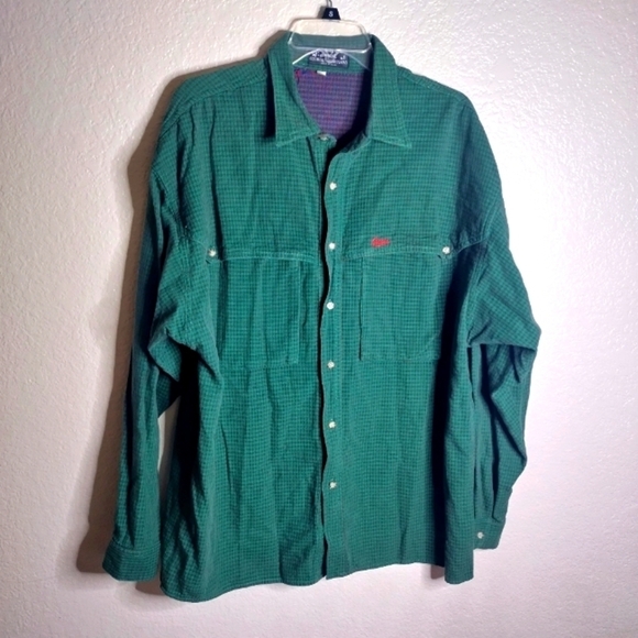 Guess Georges Marciano button down heavy cotton long sleeve shirt sz Xl - Picture 1 of 9